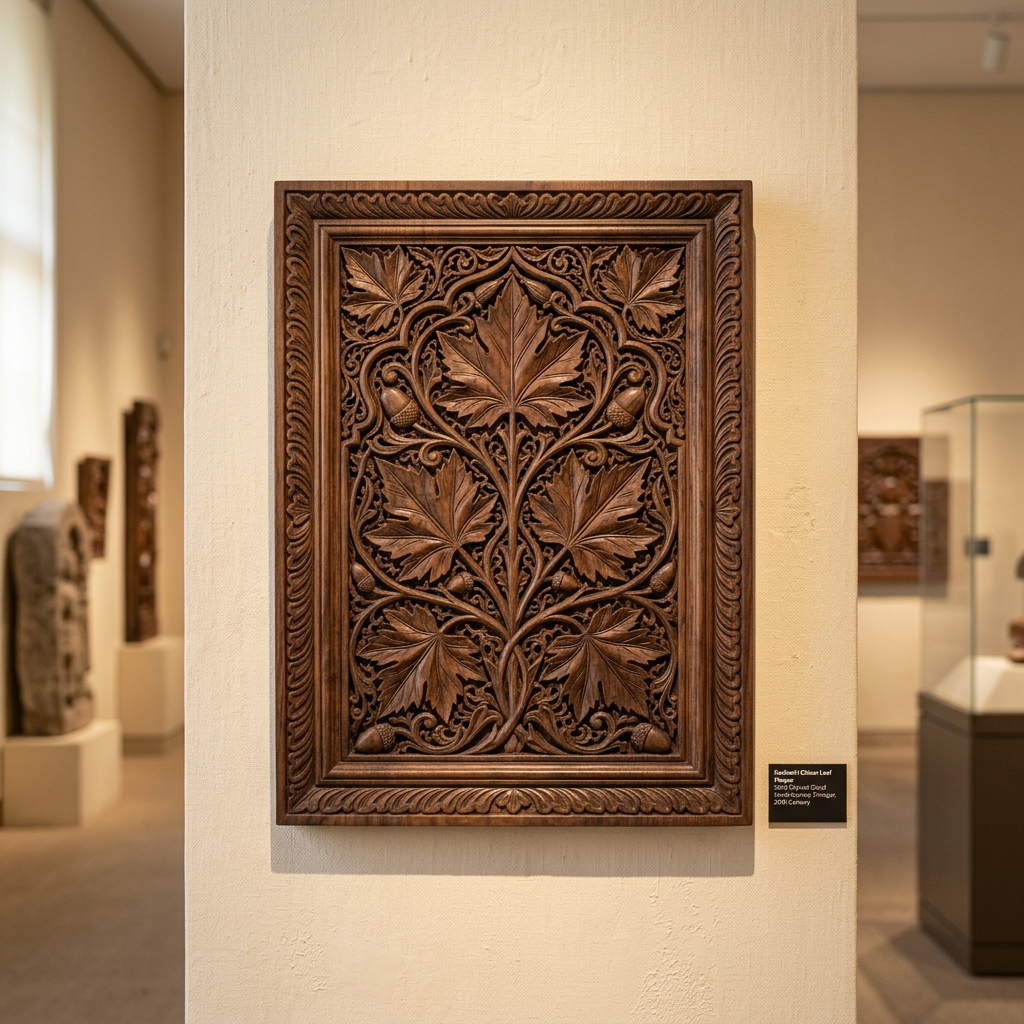 Walnut Wood Chinar Plaque